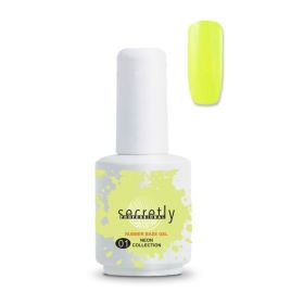 База Гел Лак SECRETLY PROFESSIONAL Rubber Base Gel Neon Collection #1 15 мл.