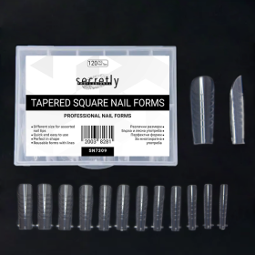 ФОРМИ Tapered Square Professional Nail Forms 120ps