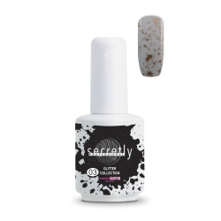 Топ Мат Гел Лак SECRETLY Glitter Collection Rubber Matte Top Coat 3 15 мл.