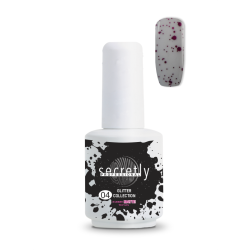 Топ Мат Гел Лак SECRETLY Glitter Collection Rubber Matte Top Coat 4 15 мл.