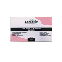 Горни форми SECRETLY PROFESSIONAL Sandwich Dual Forms Almond 240ps