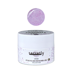 UV/LED гел SECRETLY PROFESSIONAL STAR FLAKE BUILDER GEL Collection #1