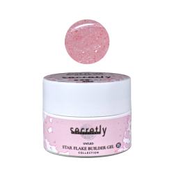 UV/LED гел SECRETLY PROFESSIONAL STAR FLAKE BUILDER GEL Collection #5