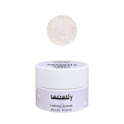 UV/LED Акригел SECRETLY PROFESSIONAL Carving Evogel Collection Pearl White