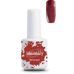 Гел лак Secretly LIMITED EDITION collection Red Glitter #13