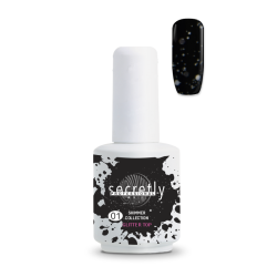 Топ Гел Лак SECRETLY Shimmer Collection Glitter Top Coat 1 15 мл.
