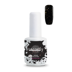 Топ Гел Лак SECRETLY Shimmer Collection Glitter Top Coat 4 15 мл.