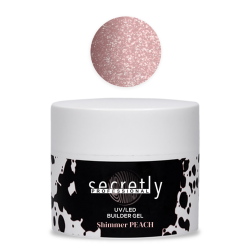 UV/LED гел Secretly BUILDER GEL Shimmer Peach 50 g