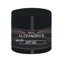UV/LED гел ALEXANDRA'S PROLINE Soft gel Collection Natural 50g