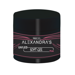 UV/LED гел ALEXANDRA'S PROLINE Soft gel Collection Pink 50g