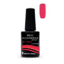 Гел лак ALEXANDRA'S PROLINE Limited Edition Glow Collection #8 Electric Cherry