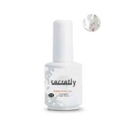 База гел лак SECRETLY  Rubber base Twinkle Collection 1 15 мл.